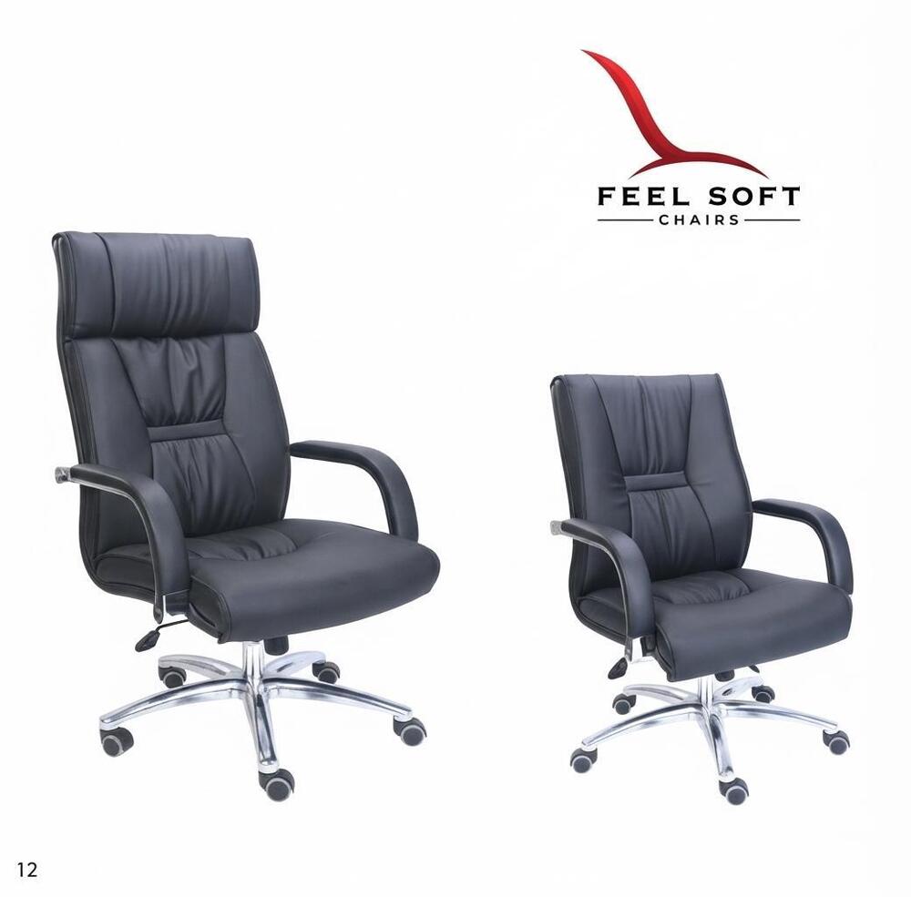 Black Leather Boss Chair