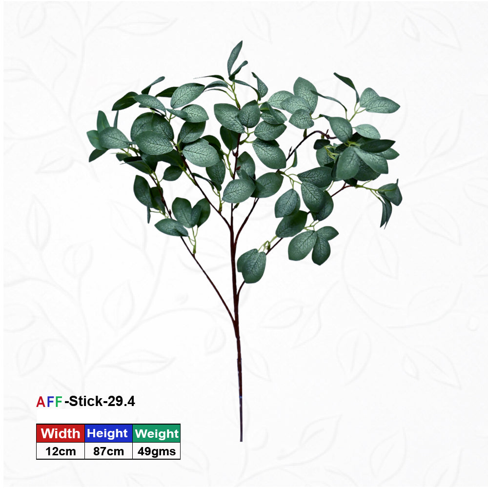Artificial Green Stems Leaves Branches