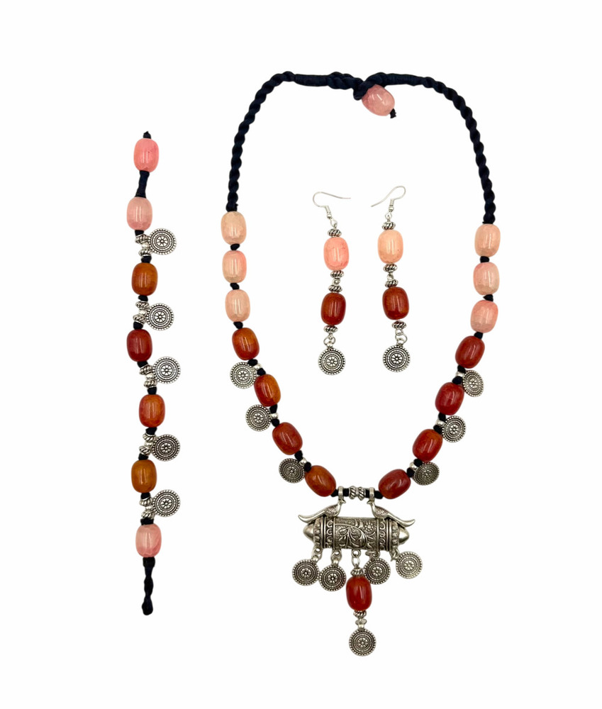 VINTAGE NOMAD DESERT BLOOM NECKLACE SET