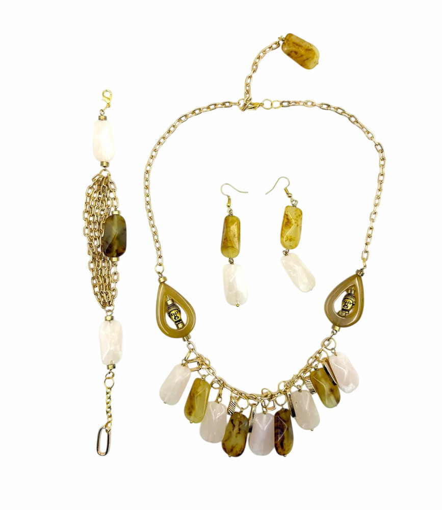 IVORY DUSK NECKLACE SET