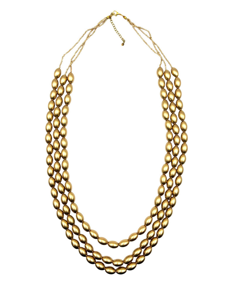CELESTIQUE BRAID PEARL REEF NECKLACE