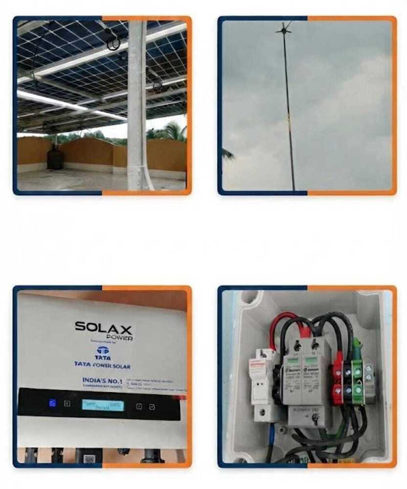 Complete Solar Power System Set-up