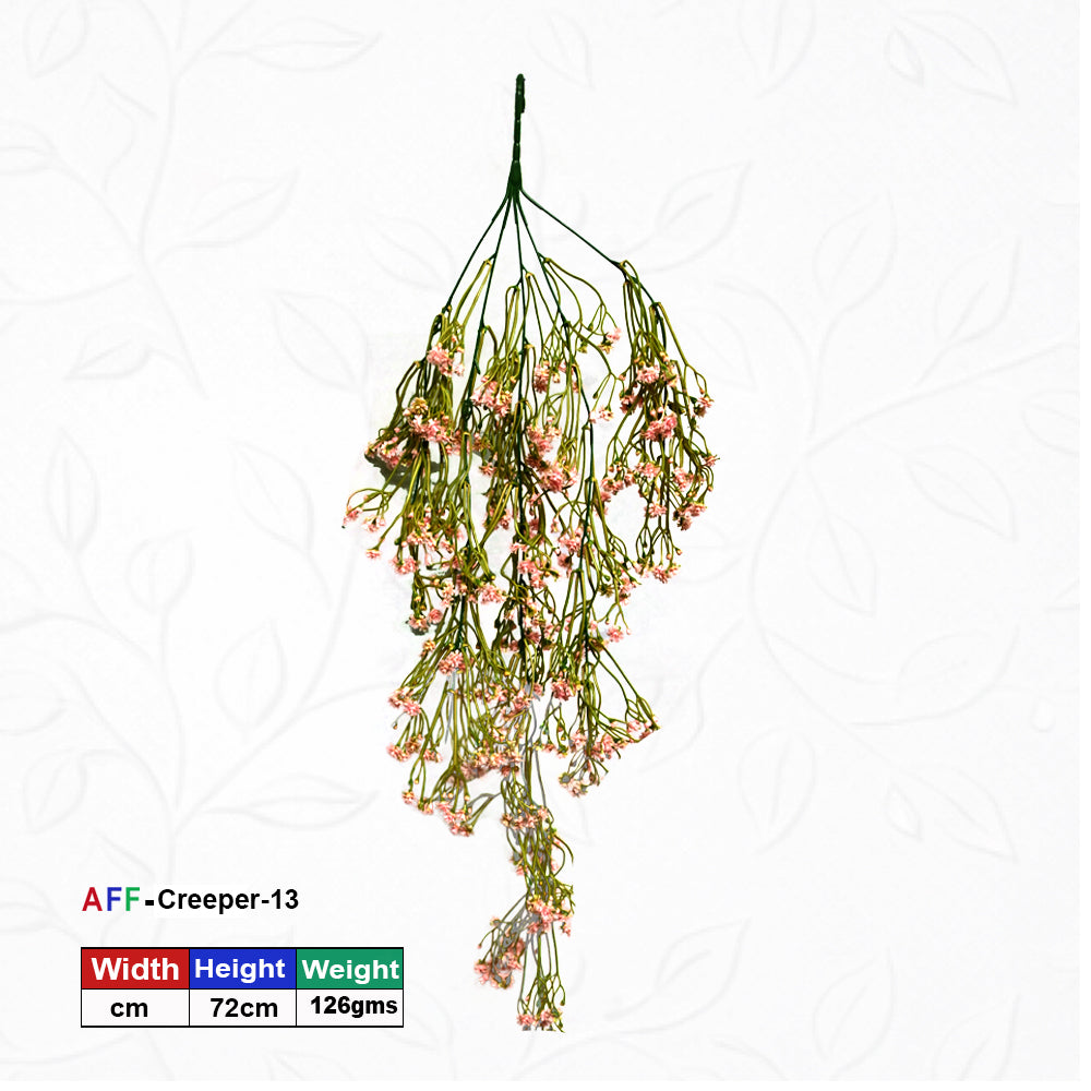 Aff Artificial Pink Gypsophila Baby's Breath Hanging Creeper (72 Cm / 126g)