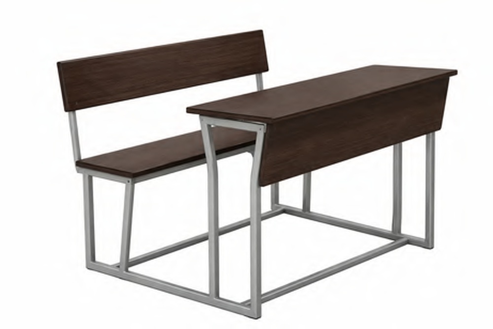 Student School Desk - Color: Brown