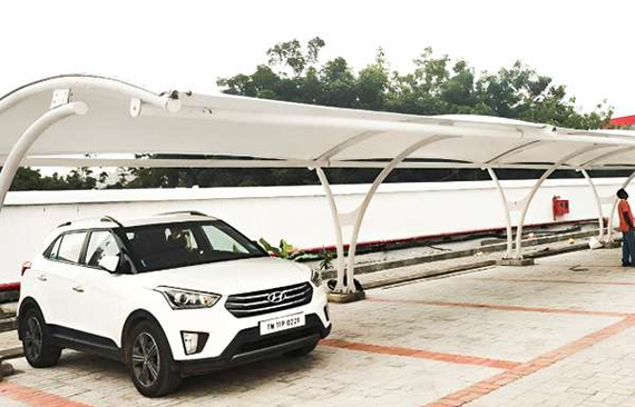 Tensile Structure Car Parking