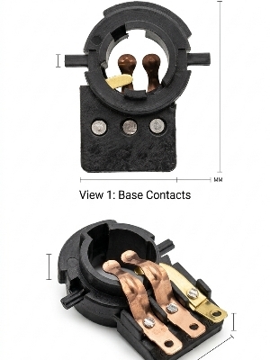 Head Lamp Holder - Color: Black