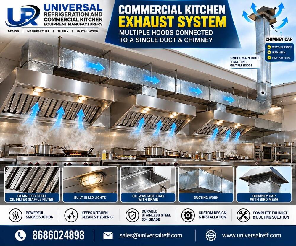 STAINLESS STEEL EXHAUST HOOD