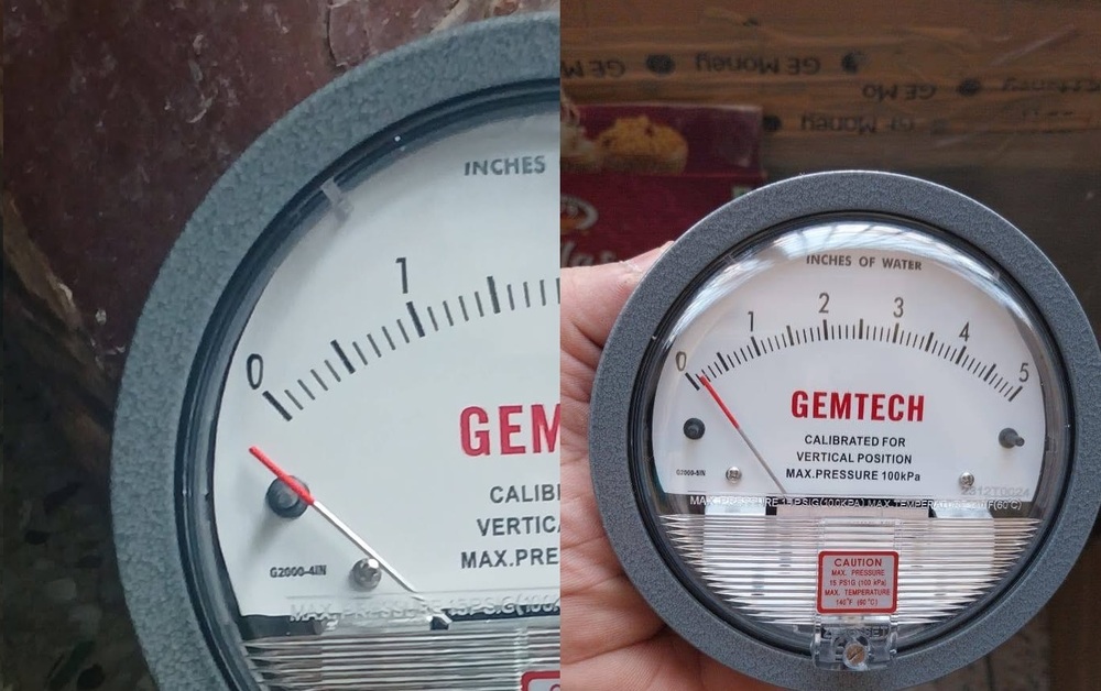 GEMTECH Differential Pressure Gauge Dealer & Supplier in Delhi India