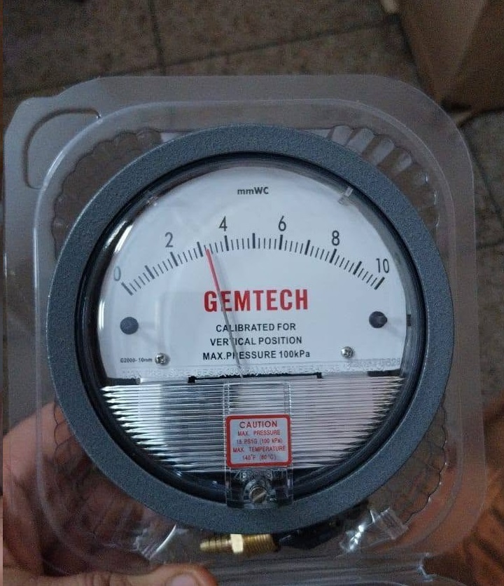 GEMTECH Differential Pressure Gauge Dealer & Supplier in Delhi India