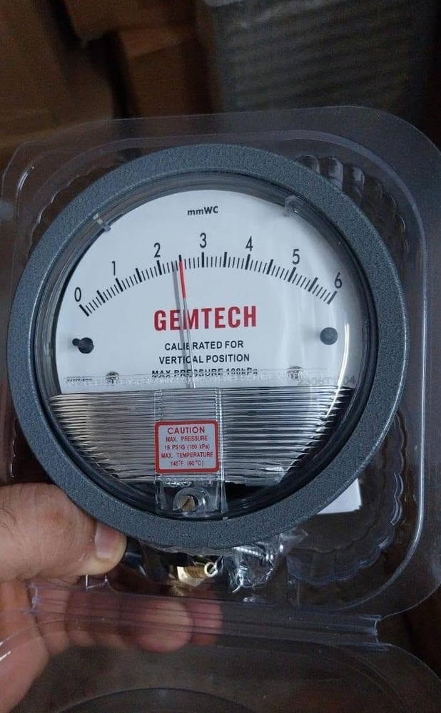GEMTECH Differential Pressure Gauge Dealer & Supplier in Delhi India