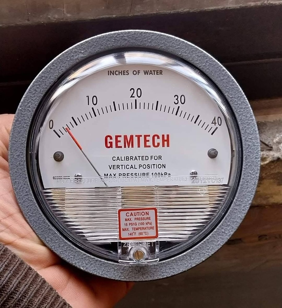 GEMTECH Differential Pressure Gauge Dealer & Supplier in Delhi India
