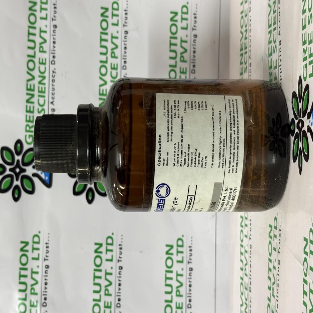 Formaldehyde Solution Qualigens - Application: Laboratory Research
