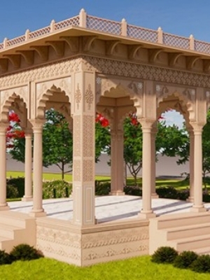 Sandstone Pavilion - Application: Outdoor