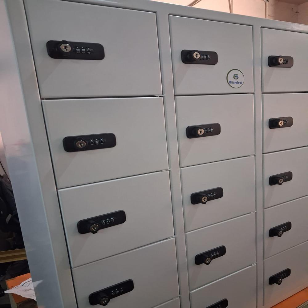 Four Digit Combination Pin Locker - Color: Light Grey