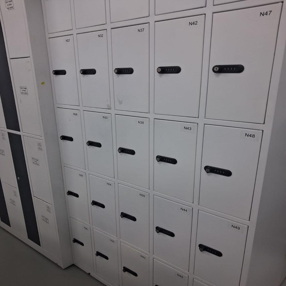 Four Digit Combination Pin Locker - Color: Light Grey