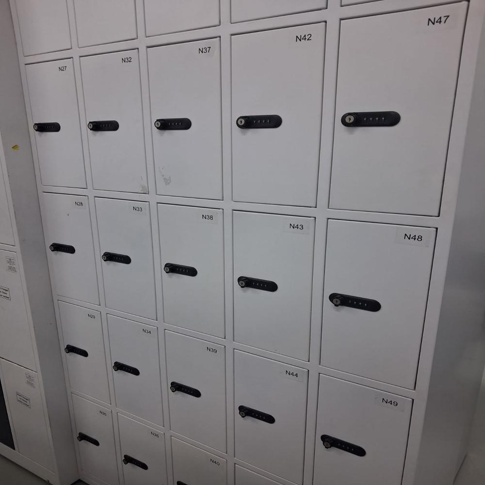 Four Digit Combination Pin Locker - Color: Light Grey