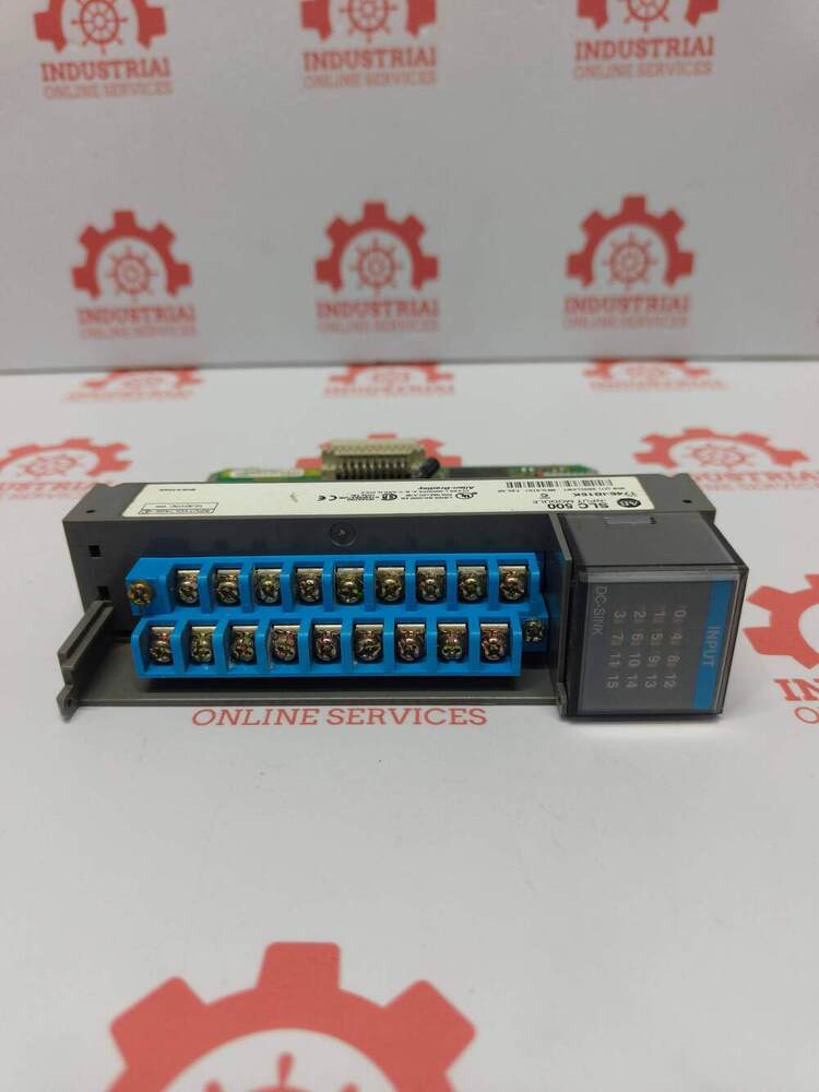 ALLEN BRADLEY 1746-IB16K 16-Channel, 24V DC Discrete Sinking Digital Input Module