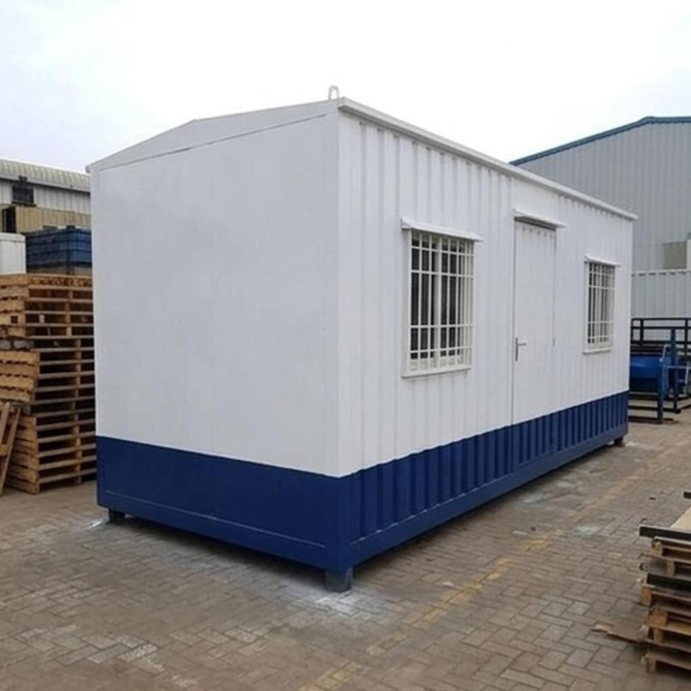 Ms Porta Cabin - Color: White And Blue (Customizable)