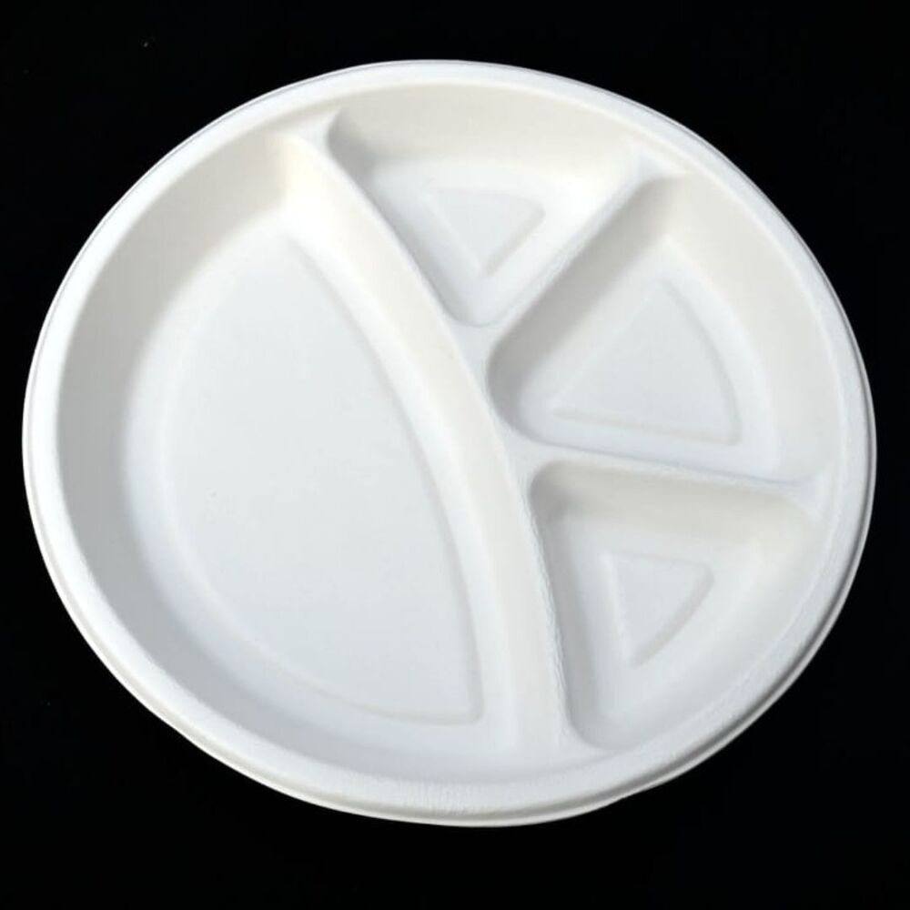 11'4 Cp Round Plate - Color: White