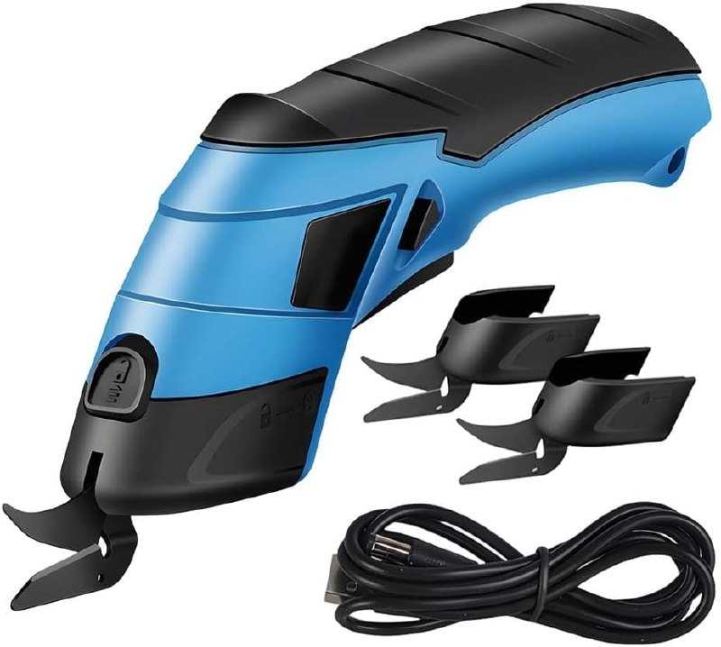 Electric Fabric Cutter With Interchangeable Blades