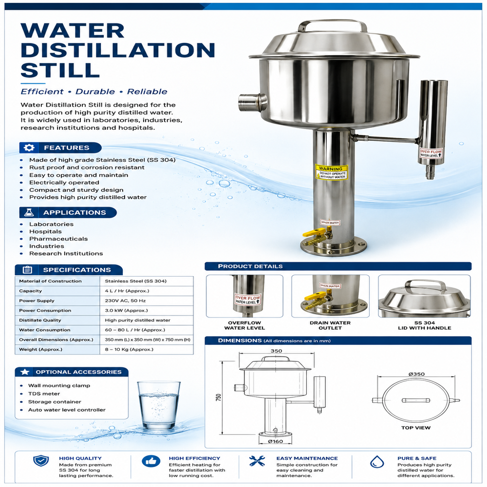 Water Distillation Still