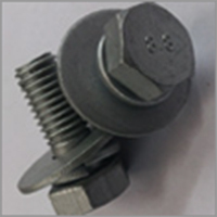 8.8 Grade Hex Bolt With Spring & Plain Washer