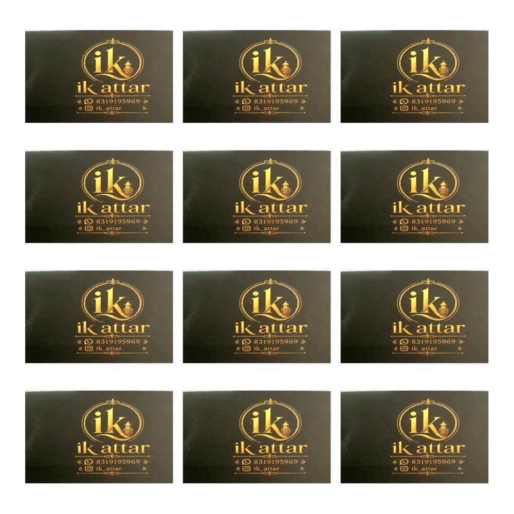 Perfume Bottle Sticker - Coating Type: All
