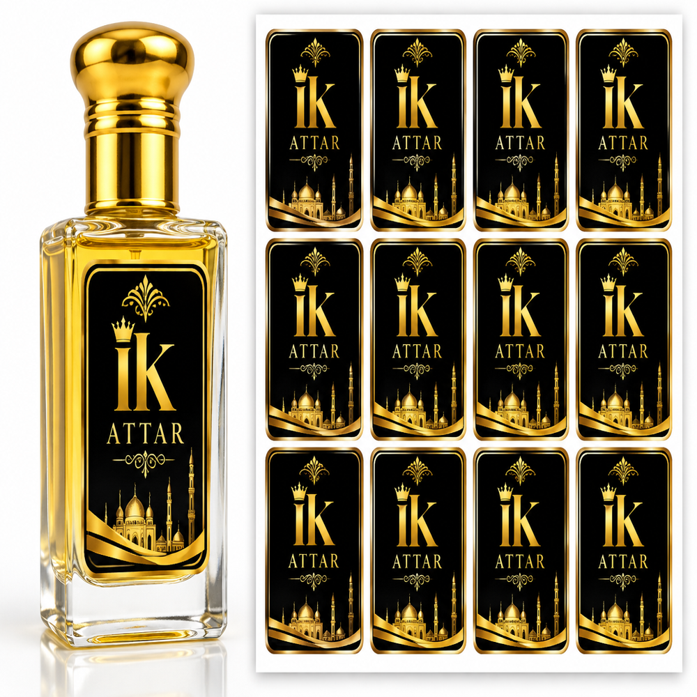 Perfume Bottle Sticker - Coating Type: All