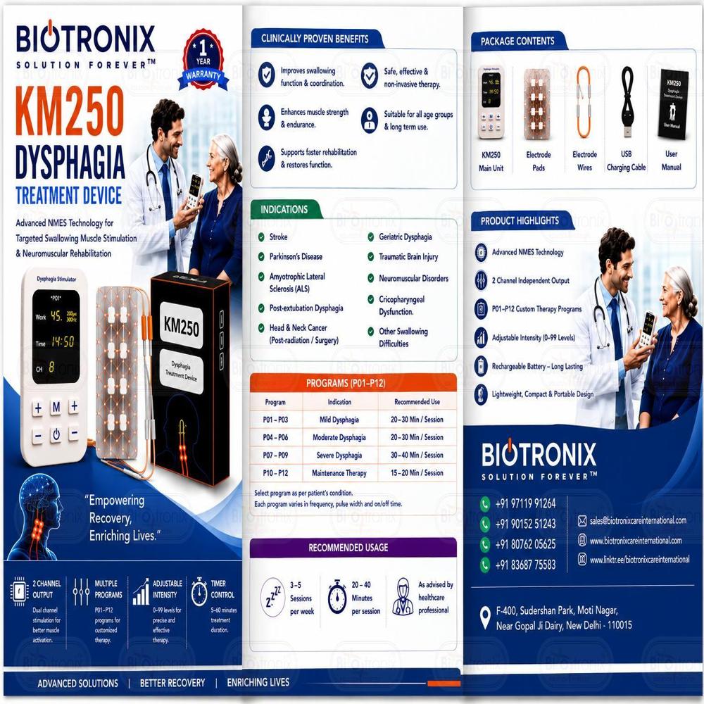 KM-250 Dysphagia Stimulator for Swallowing Therapy