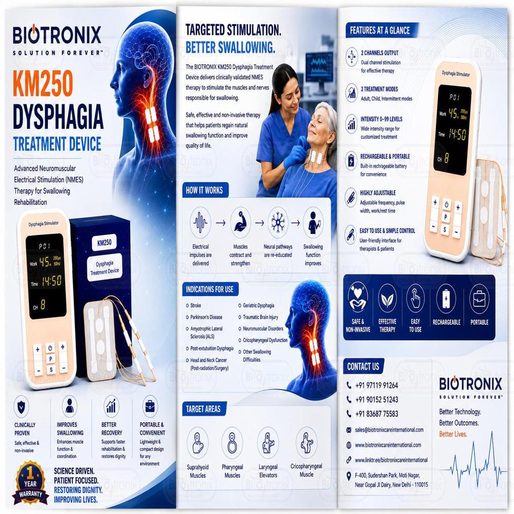 KM-250 Dysphagia Stimulator for Swallowing Therapy