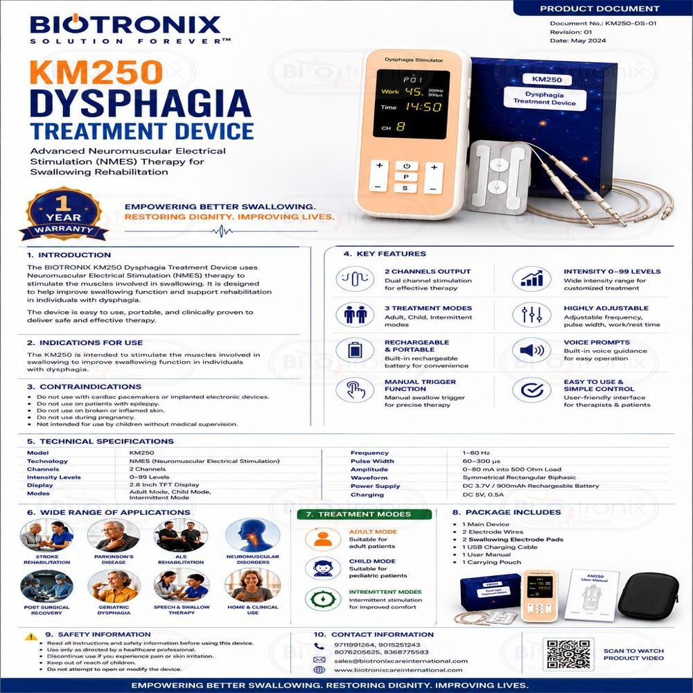 Neuromuscular Electrical Stimulation Equipment for Dysphagia Treatment