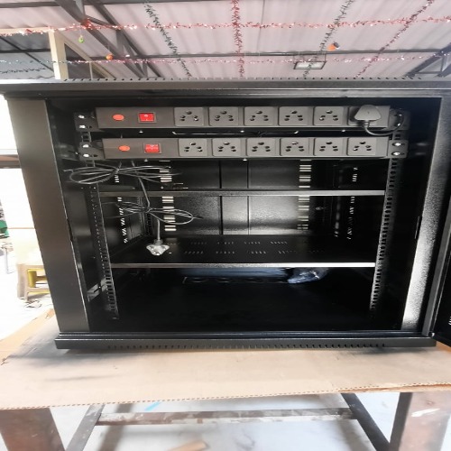 6U Wall Mount Rack - Metal Type: High Steel
