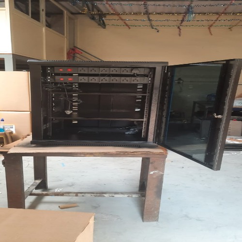 9u Wall Mount Rack - Metal Type: High Steel