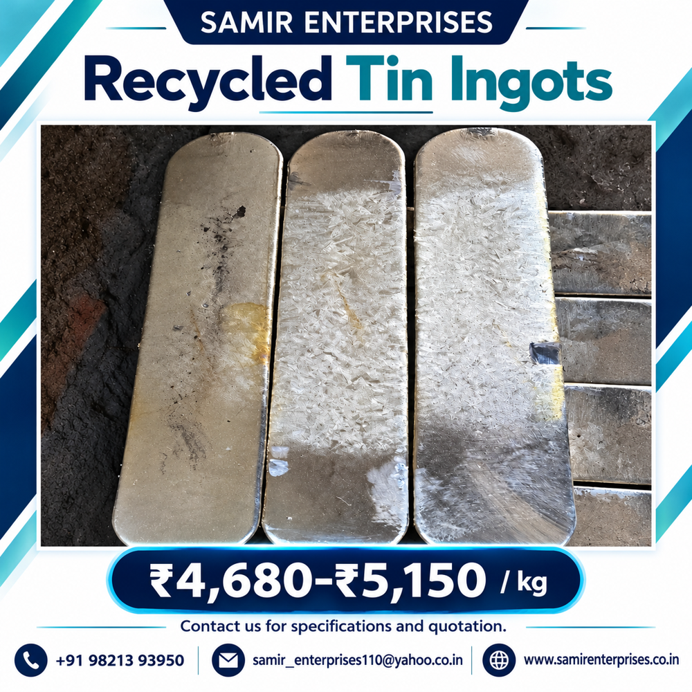 Recycled Tin Ingots