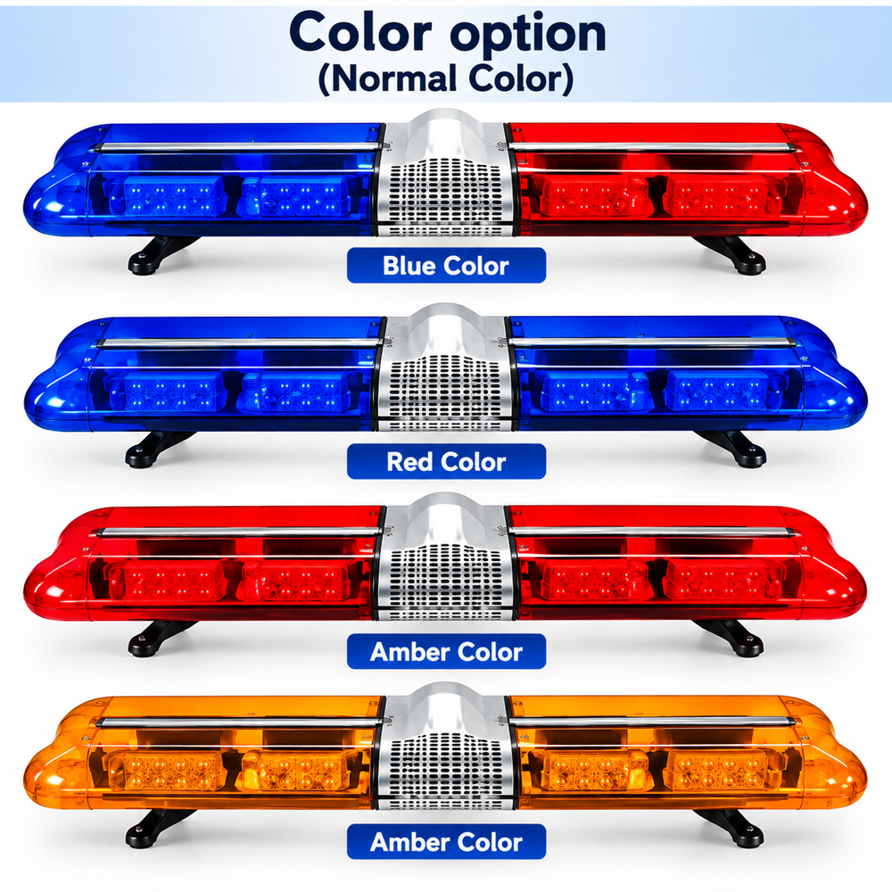Ambulance Warning Light Bar 12v (His-awl-120w) - Dimension (L*w*h): Approx. 47.24 12.20 7.09 Inches Inch (In)