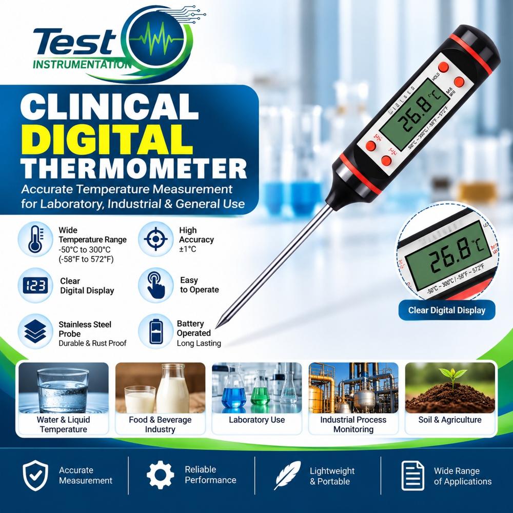 Clinical digital thermometer