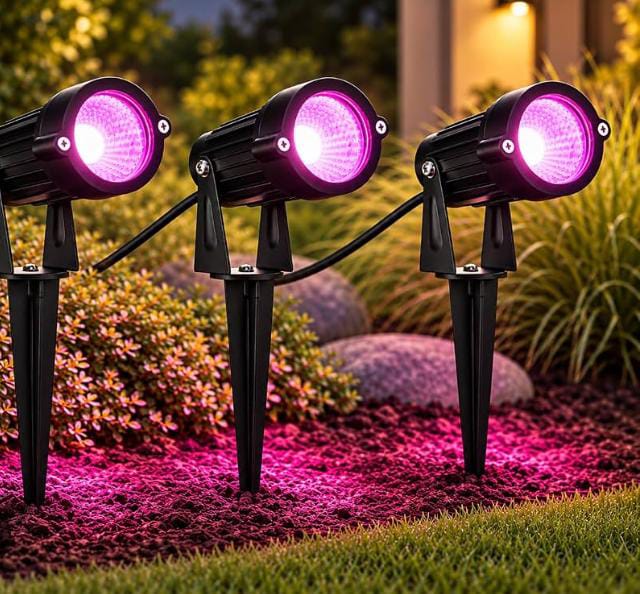 7W Garden Light - Height: 2 Inch (In)