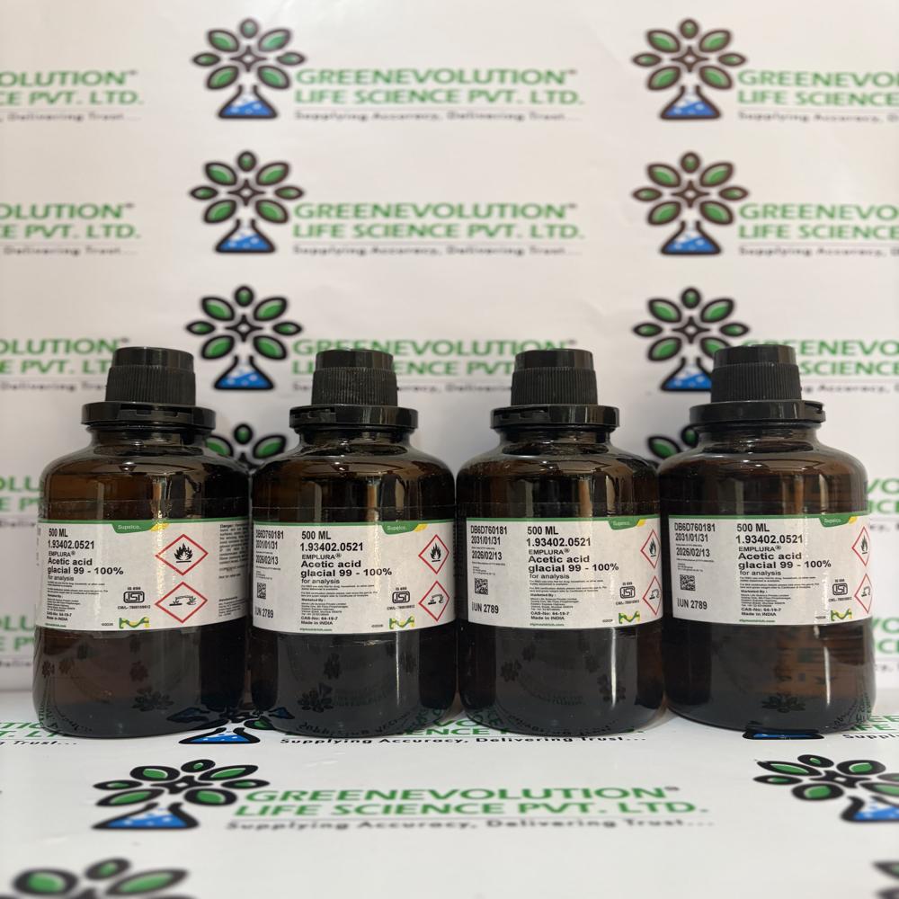 EMPLURA Acetic Acid Glacial Merck , 500 ml