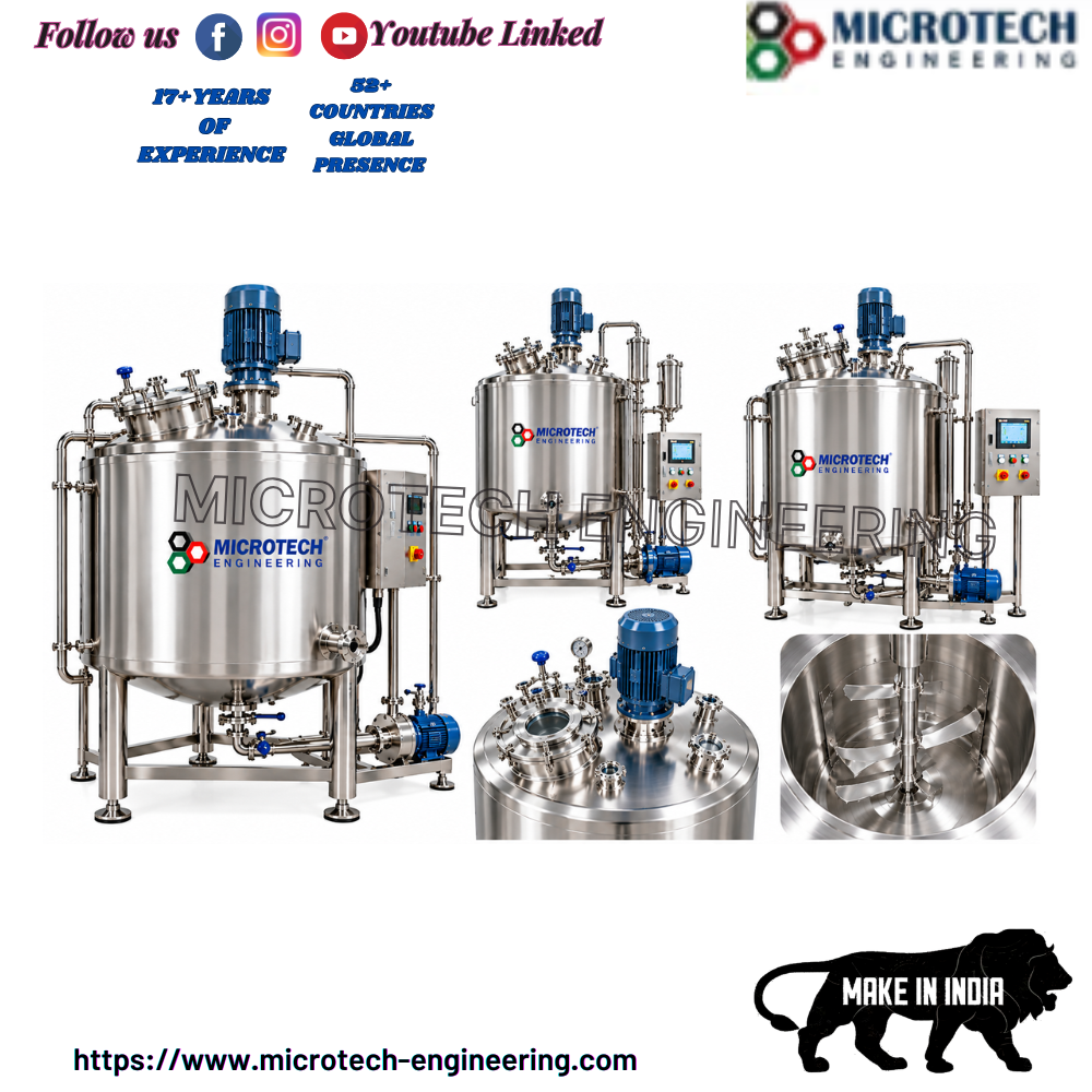 Dahi Inoculation Tank - Stainless Steel, 300 To 1500 Liters Capacity | Insulated Design With Slow Speed Agitator For Optimal Mixing