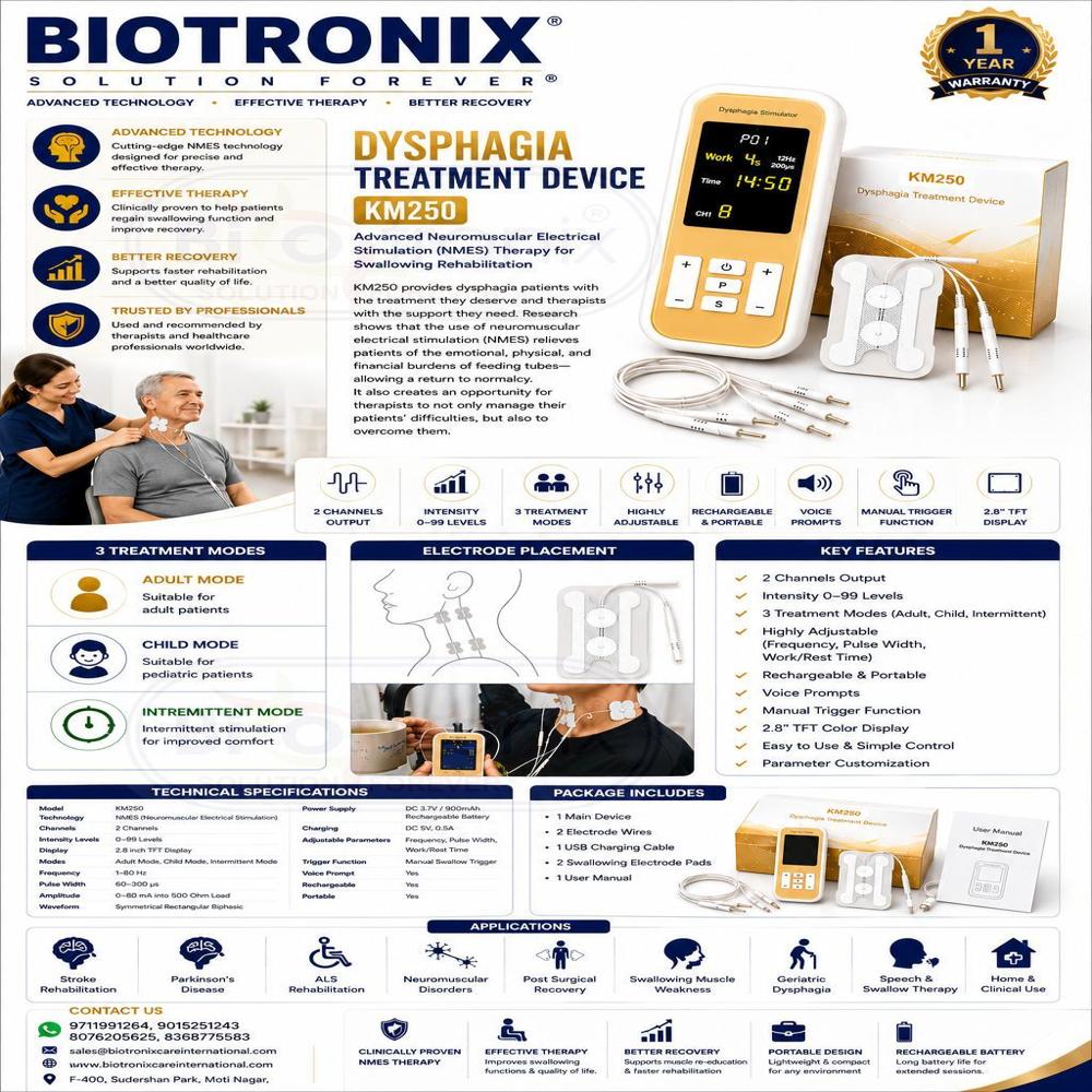 Advanced Dysphagia Rehabilitation System for Clinical Therapy
