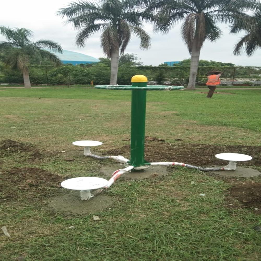 Triple Standing Twister Outdoor Gym Equipment