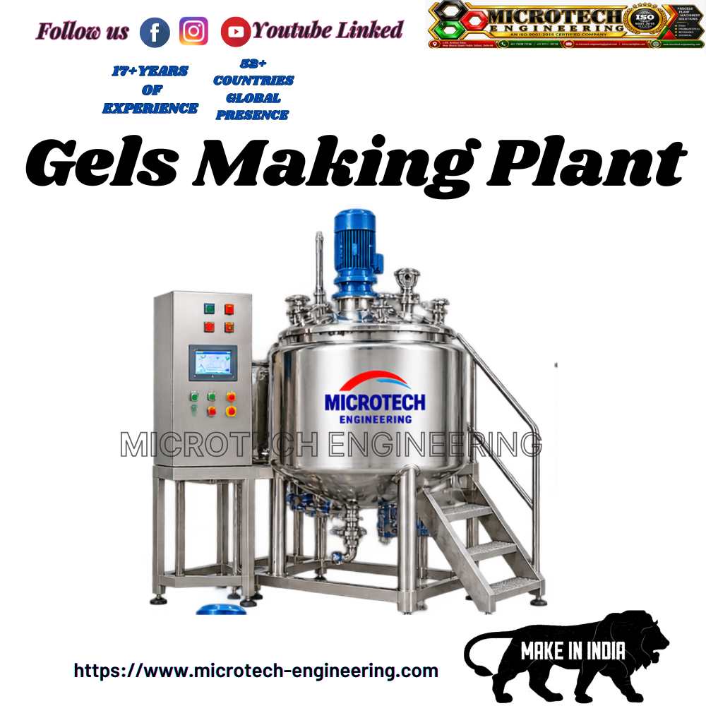 Gels Making Plant - Color: Sliver