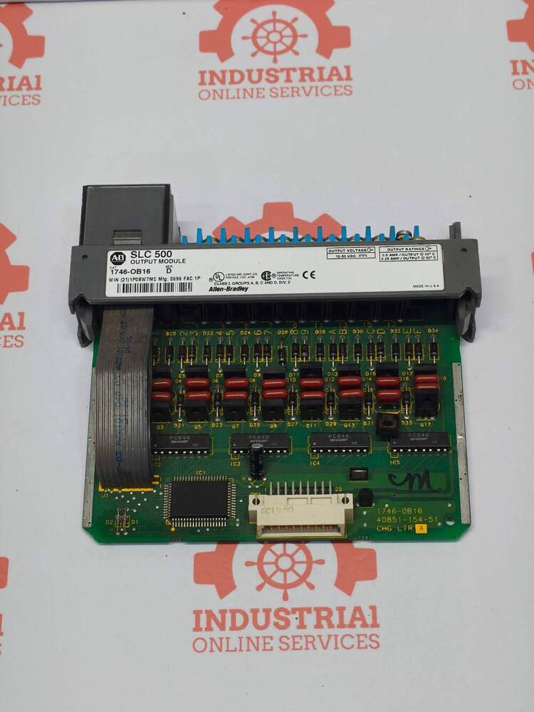 ALLEN BRADLEY 1746-OB16 16-Channel Digital DC Sourcing Output Module