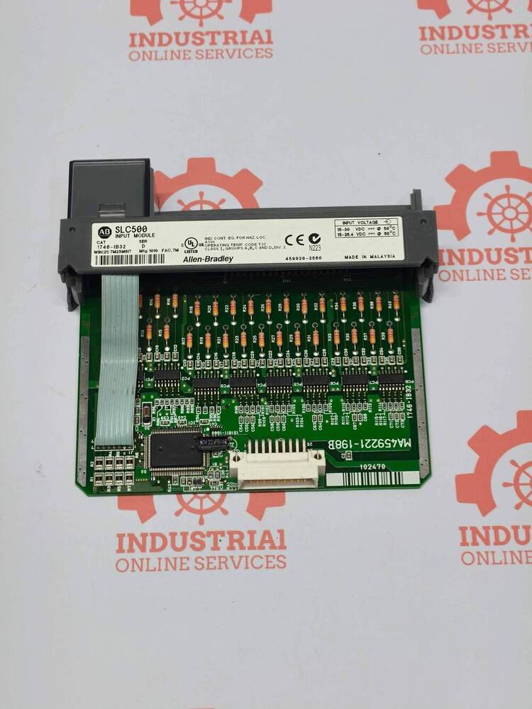 ALLEN BRADLEY 1746-IB32 High-Density, 32-Channel Digital DC Input Module