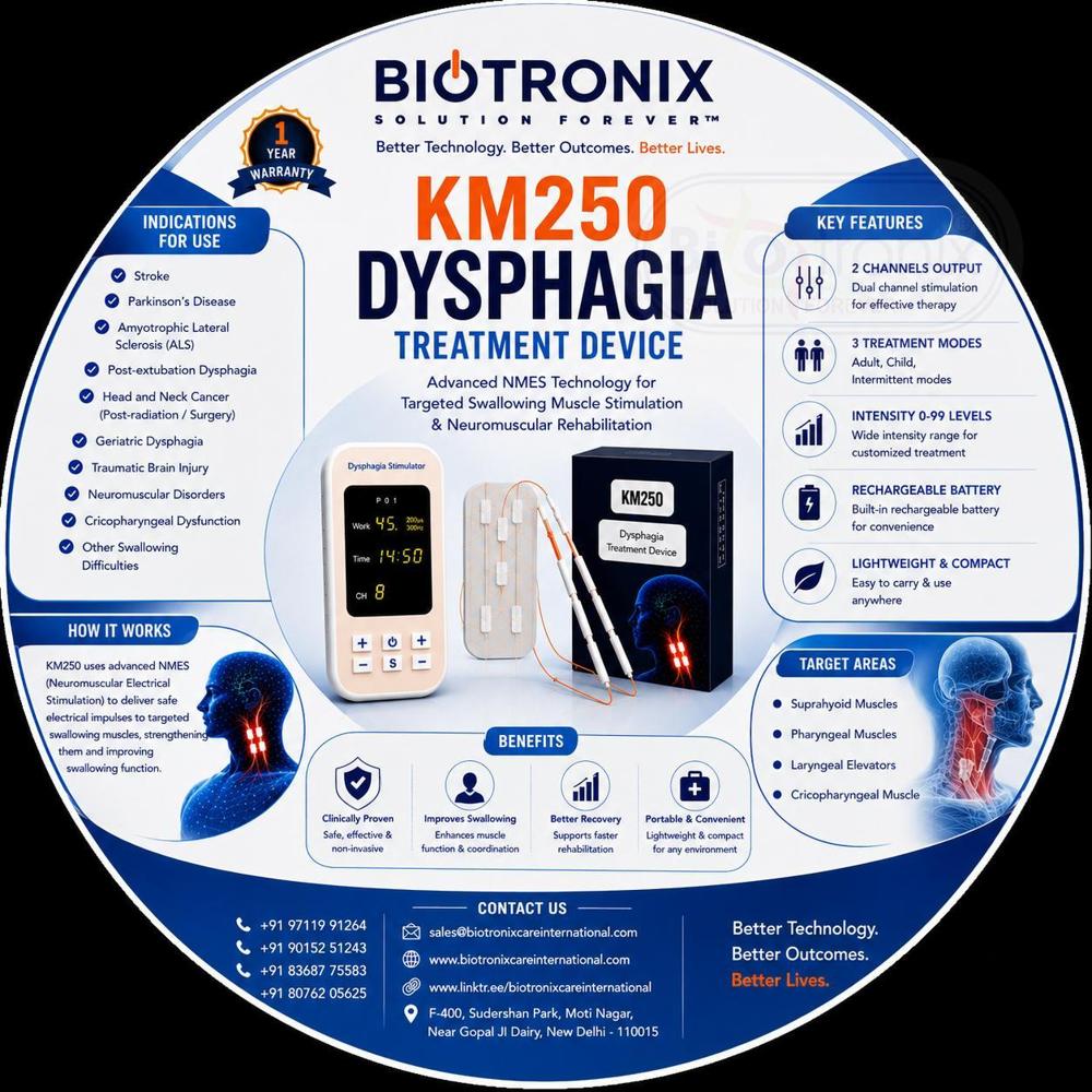 KM-250 Dysphagia Therapy Equipment with Adjustable Treatment Settings