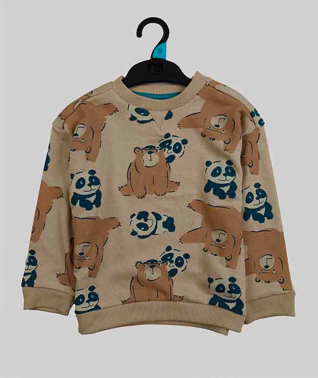 A31373 Baby Crew Neck Pullover Sweatshirt