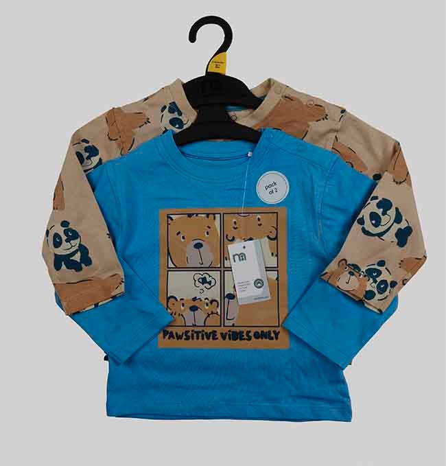 A31372 Baby 2-Pack Printed T-Shirts