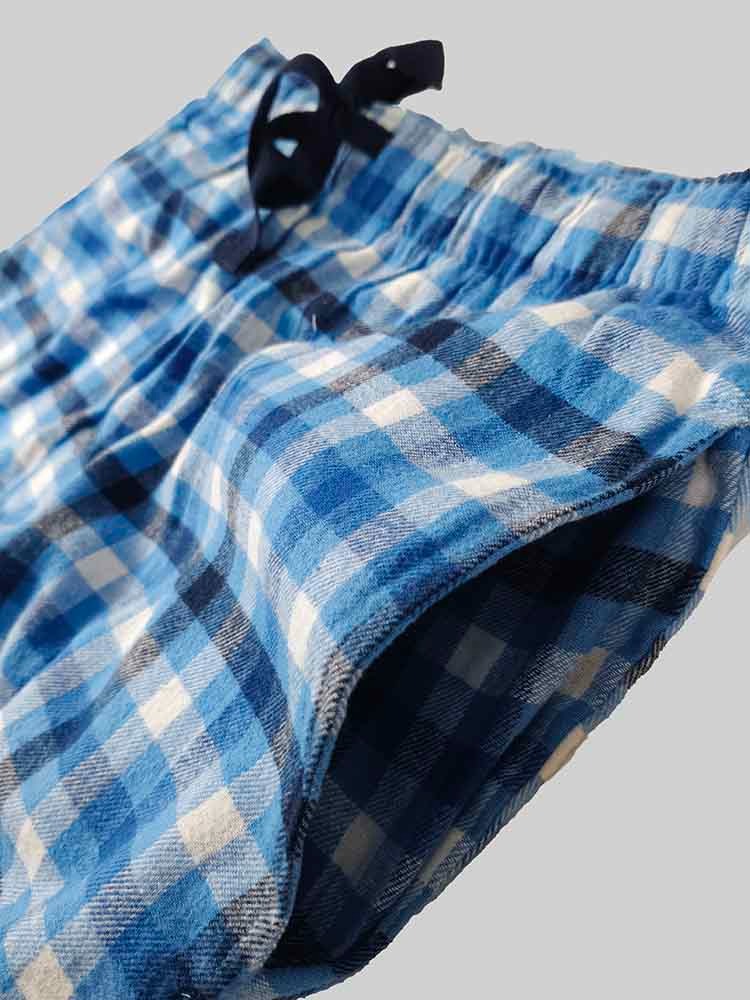 M11802 Mens Woven Flannel Pants Assorted