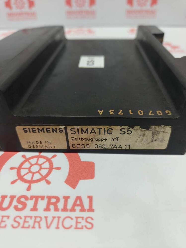 SIEMENS 6ES5 380-7AA11 4-Channel Timer/Counter Output Module (Zeitbaugruppe 4xT)