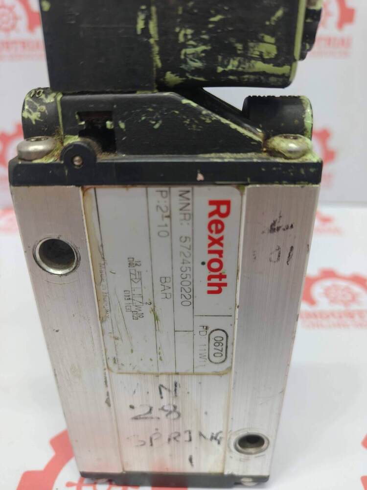 REXROTH MNR 5724550220 Electrically Activated 3/2-Directional Spool Valve